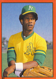1982 Topps Baseball Stickers     221     Rickey Henderson